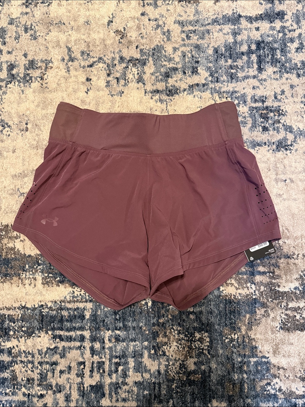 Under Armour Women's Burgundy Athletic Running Shorts